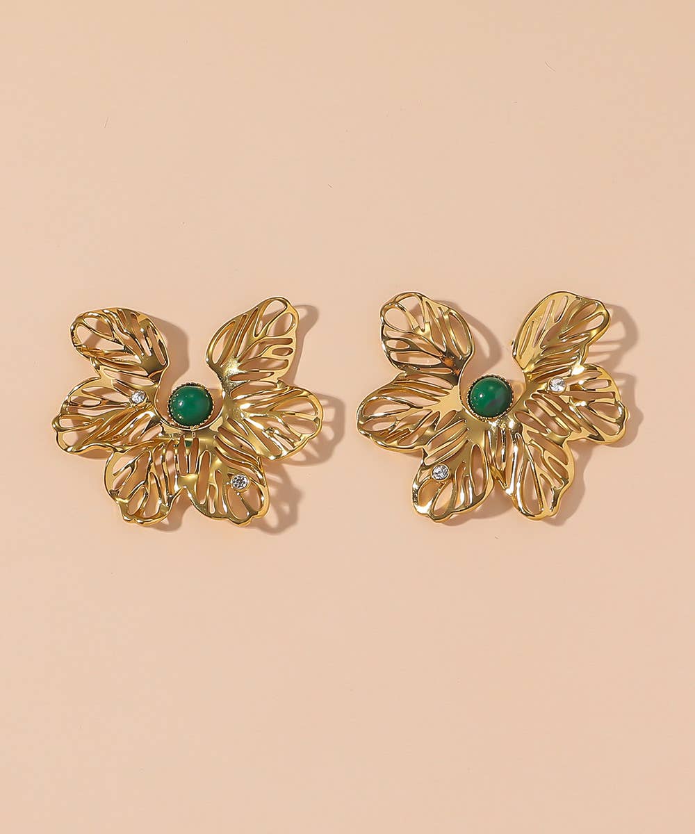 Boucles d'oreilles à Clou en Acier Inoxydable