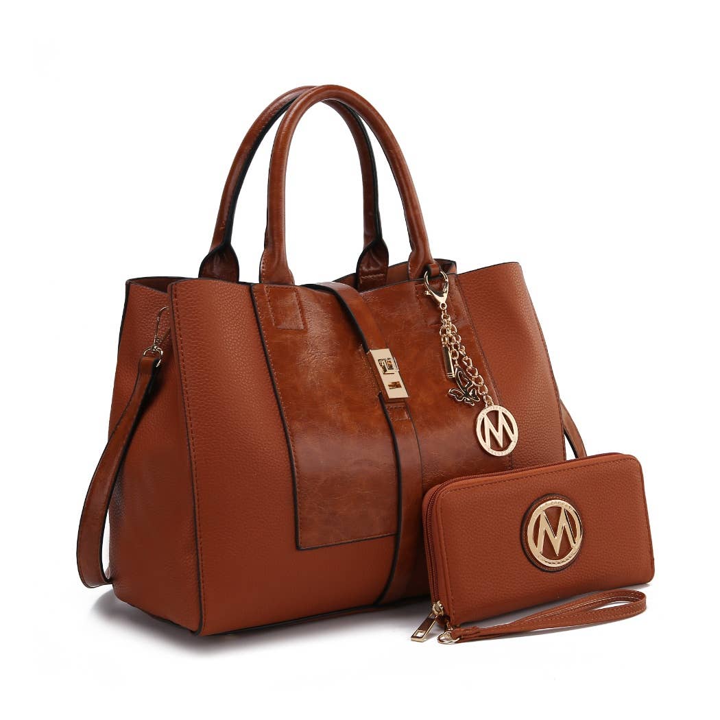 Ensemble sac à main Yola pour femme avec portefeuille.