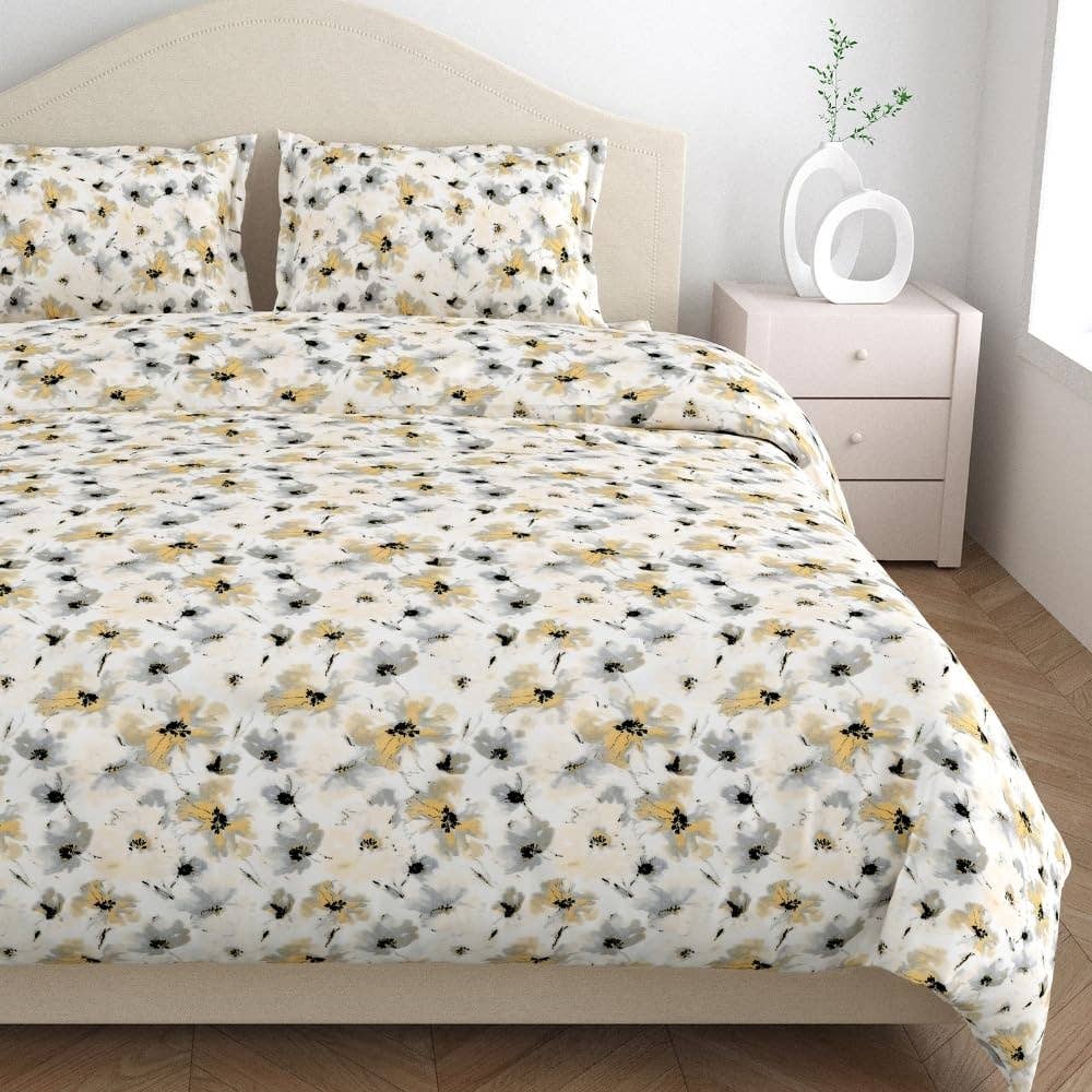 Parure de lit ultra-douce en coton – Lit double & Queen