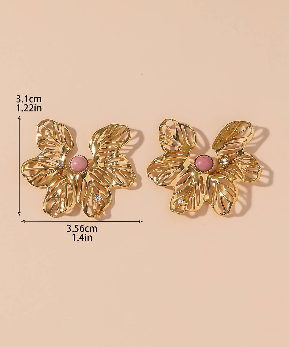 Boucles d'oreilles à Clou en Acier Inoxydable