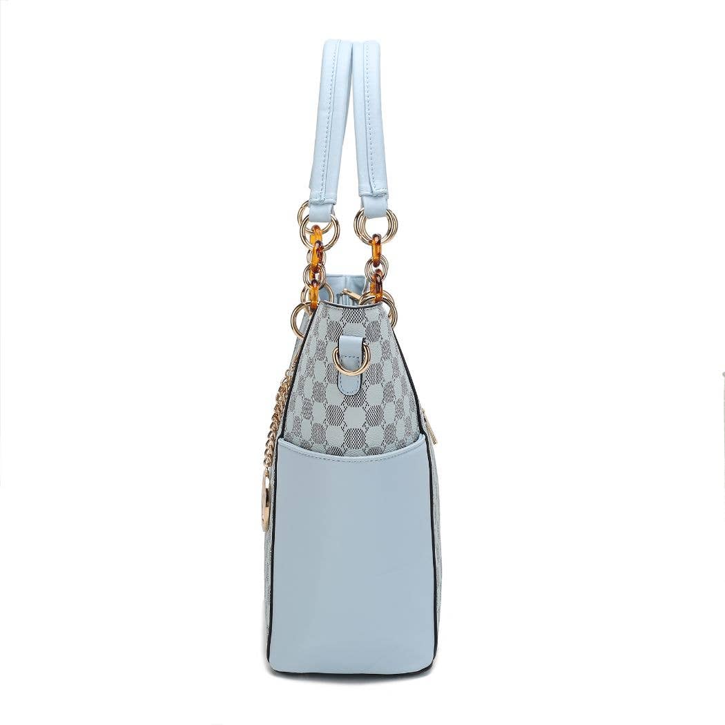Sac à main Merlina pour femme avec portefeuille, 2 pièces