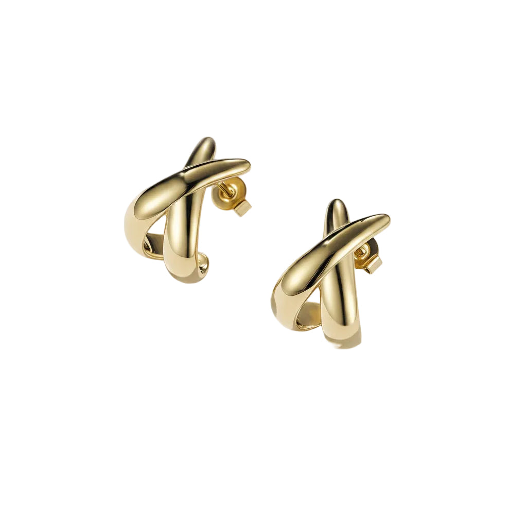 Boucles d'oreilles en acier inoxydable