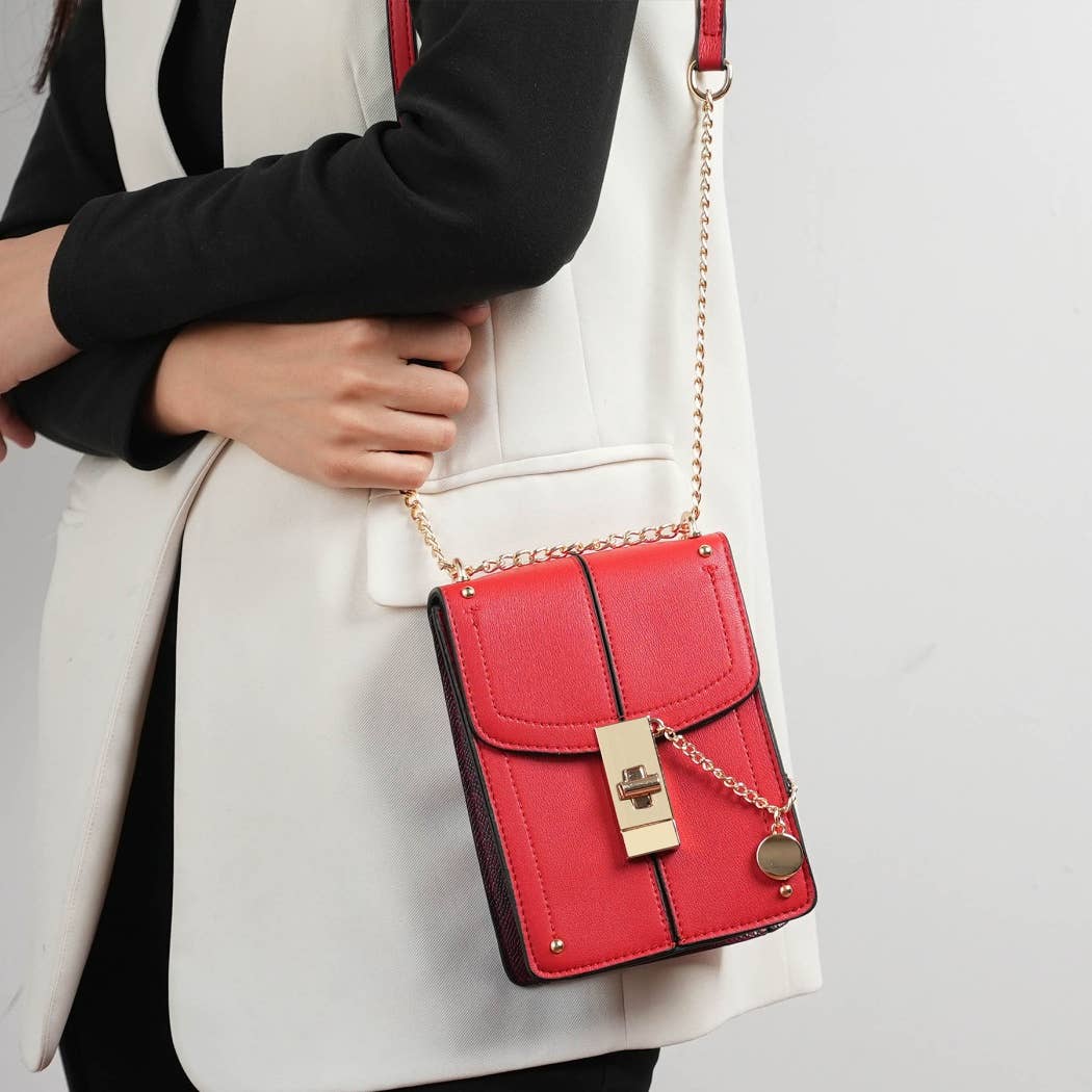 Sac à bandoulière  Iona en cuir végétalien