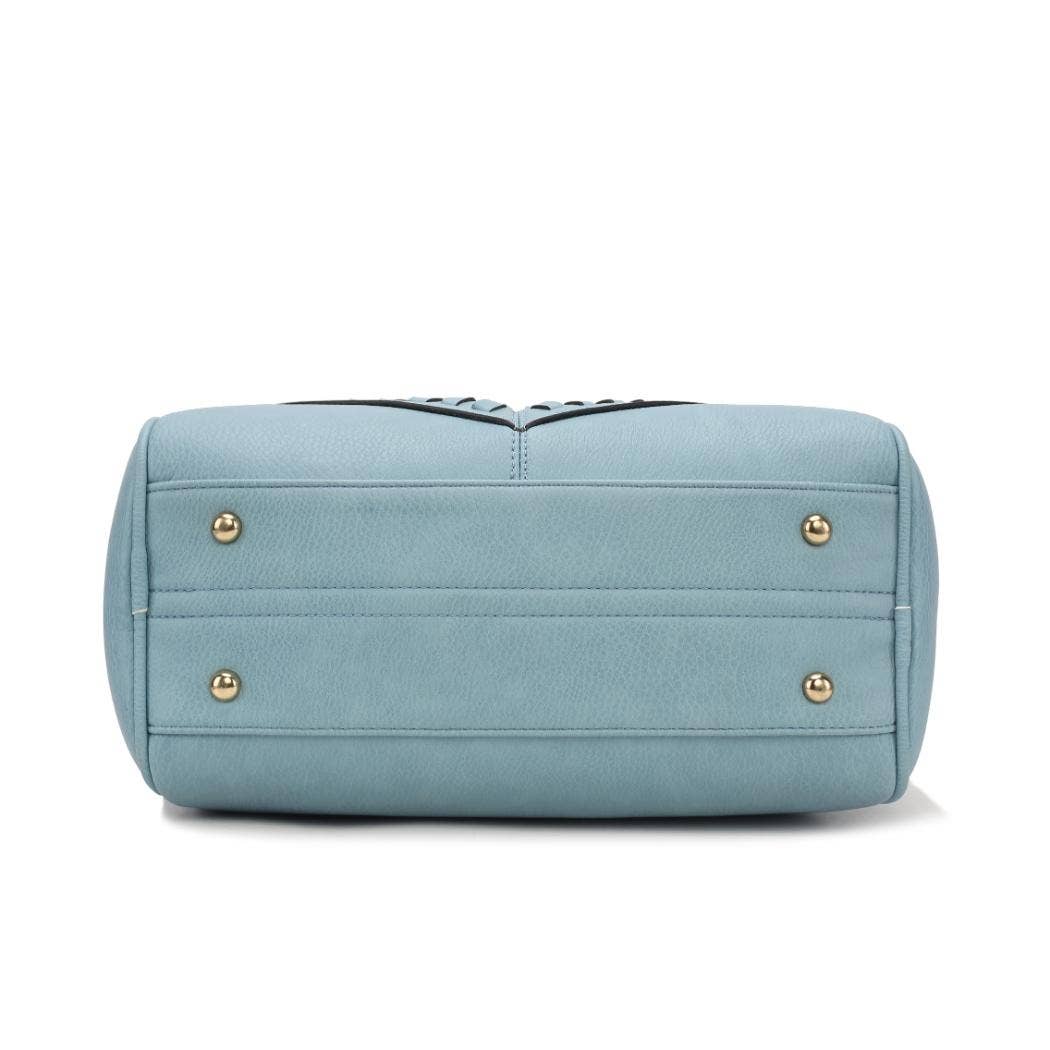 Sac à main Lara en cuir végétalien pour femmes avec portefeuille