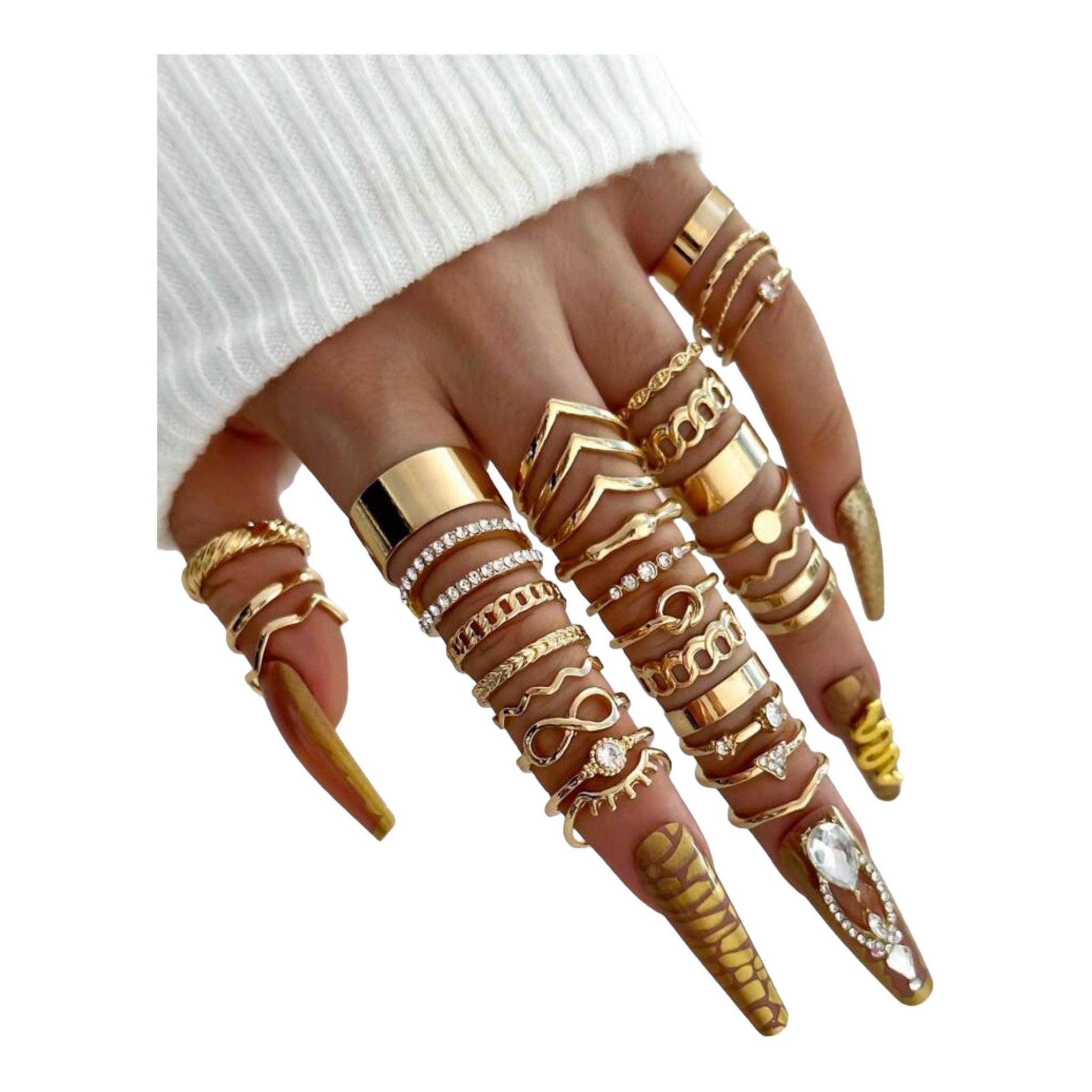 Kinky Pleasure - S019 - Coffret de 30 bagues en or ou argent