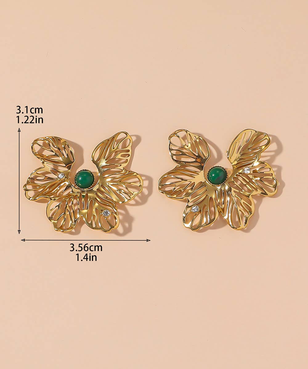 Boucles d'oreilles à Clou en Acier Inoxydable